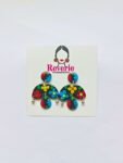 multicolor handmade earrings for women