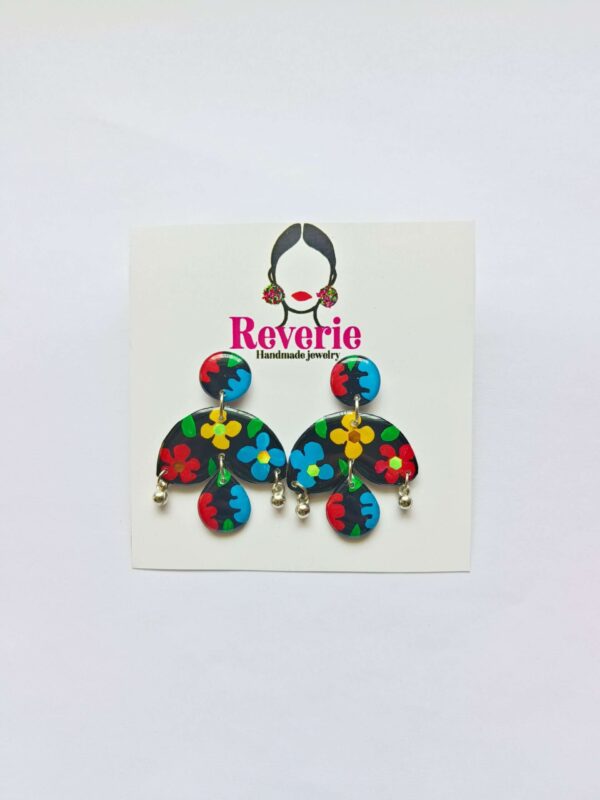 multicolor handmade earrings for women