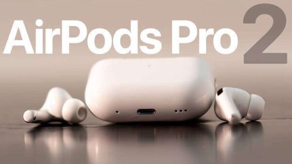 AirPods Pro (2nd generation) with Spatial Audio Bluetooth Headset  (White, True Wireless)