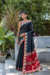 ELS_PYRAMID_BLACK saree