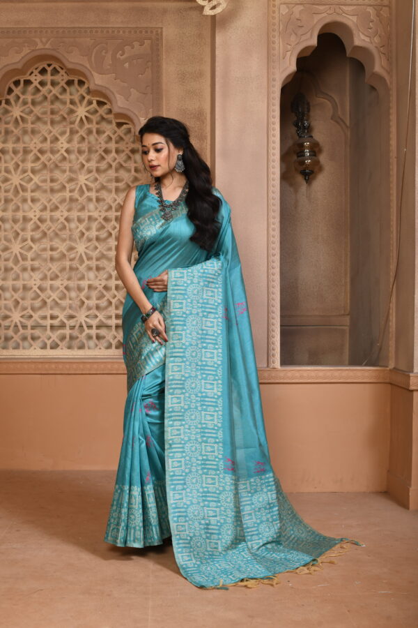 FLORA_101_FIROZI saree