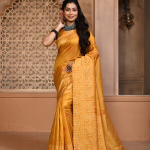 FLORA_101_YELLOW saree