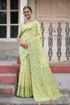 HANDLOOM_406_MAHENDI Saree