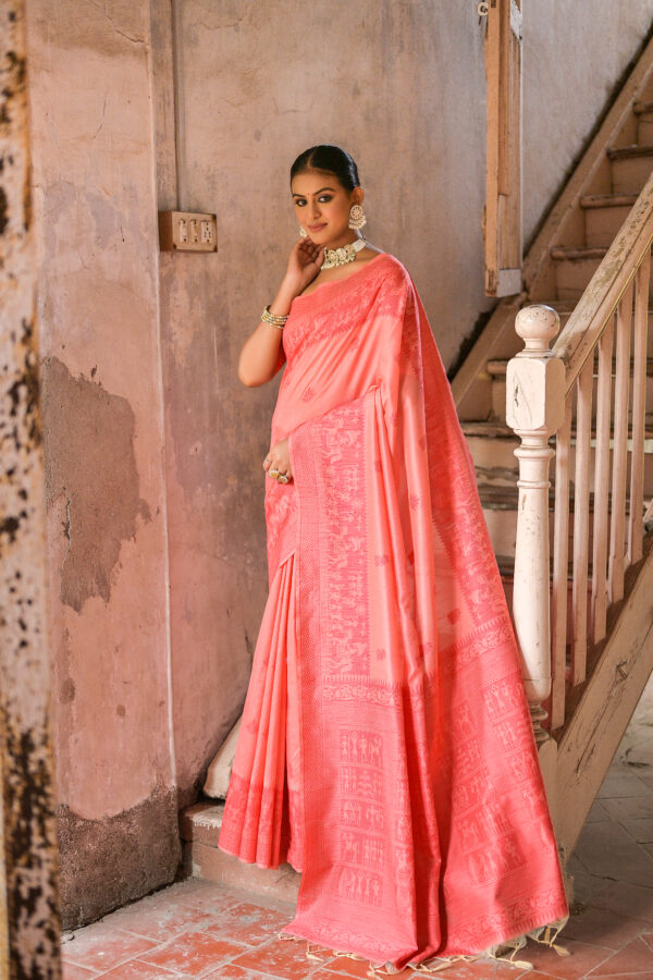 HANDLOOM_406_RED Saree