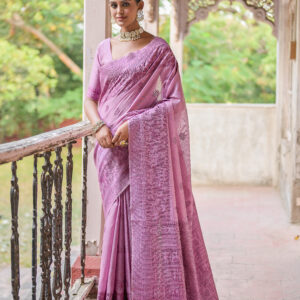 HANDLOOM_406_WINE Saree
