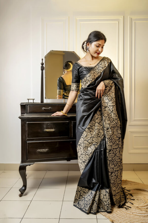 HDLM_385_BLACK saree