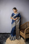 HDLM_385_BLUE saree