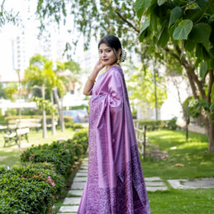 HDLM_385_LIGHT-PURPLE saree