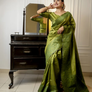 HDLM_385_OLIVE saree