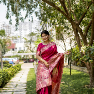 HDLM_385_PINK saree