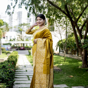 HDLM_385_YELLOW saree