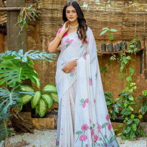 MUGA_COTON_PICHWAI_PINK saree