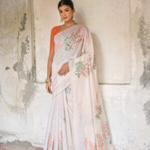 MUGA_COTTON_TREE-2_ORANGE saree