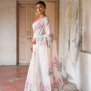 MUGA_COTTON_TREE-2_PINK saree