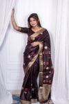 MUKHI_SILK_COFFEE saree