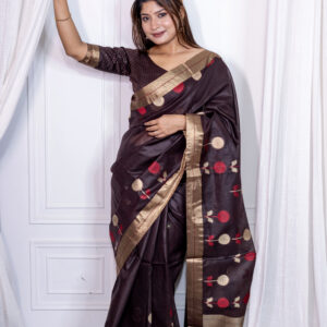 MUKHI_SILK_COFFEE saree