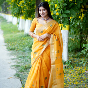 MUKHI_SILK_YELLOW saree