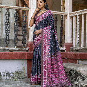 NIYTI_TEMPLE-2_WINE saree