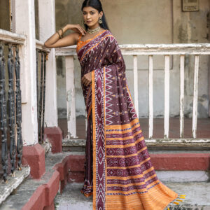 NIYTI_TEMPLE-2_COFFEE saree