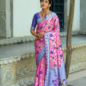 PAITHANI_JAL-2_PINK saree
