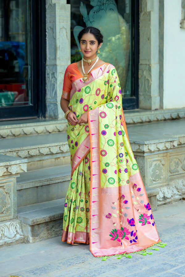 PAITHANI_JAL-2_PISTA saree