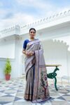 PAITHANI_KASTURI_GREY saree