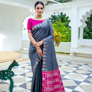 PAPER_SILK_101_GREY saree
