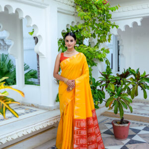 PAPER_SILK_101_YELLOW saree