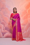 SOFT_SILK-101_WINE saree