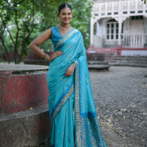 SOFT_SILK-102_FIROZI saree