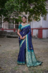 SOFT_SILK-102_NAVY-BLUE saree