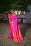 SOFT_SILK-102_WINE saree