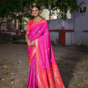 SOFT_SILK-102_WINE saree
