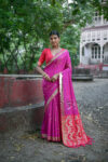 SOFT_SILK-201_WINE saree