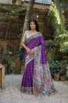 YOGITA_MADHUBANI-2_WINE saree