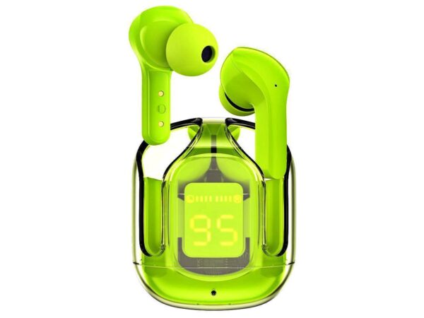 Seashot Ultra pods in-Ear Earbuds, Bluetooth Headphones Noise Canceling Translucent Bluetooth Headset (Multicolor, True Wireless)