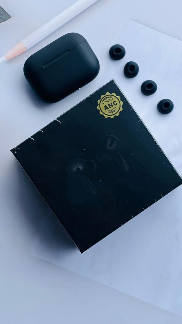 AirPods Pro (2nd generation) with Active Noise Cancellation, Spatial Audio Bluetooth Headset  (black, True Wireless)