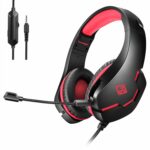 cosmic byte stardust wired gaming headset red