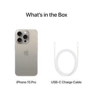 Unboxed-Apple iPhone 15 Pro (1 TB) - Natural Titanium
