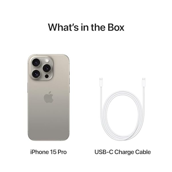 Unboxed-Apple iPhone 15 Pro (1 TB) - Natural Titanium