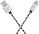 Flipkart SmartBuy - USB Type C Cable 2.4 A 1 m ACRBD1M03 Black And White