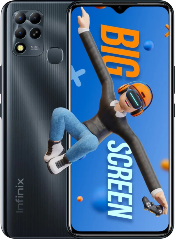 unboxed-Infinix Hot 12 (Polar Black, 64 GB) (4 GB RAM)