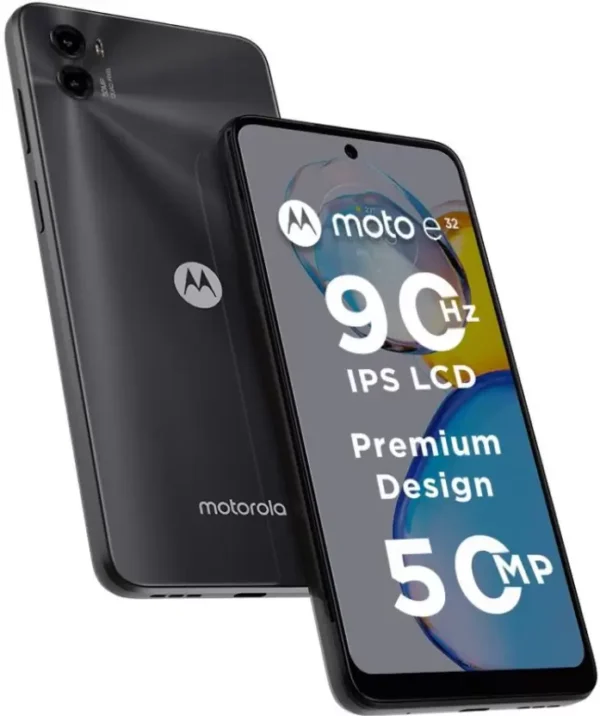 unboxed-Motorola e32 black 64 gb