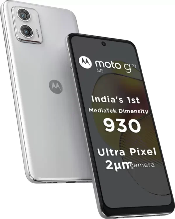 Unboxed-Motorola g73 lucent white 128gb
