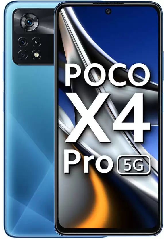 Unboxed-poco x4 pro 5g laser blue 64gb