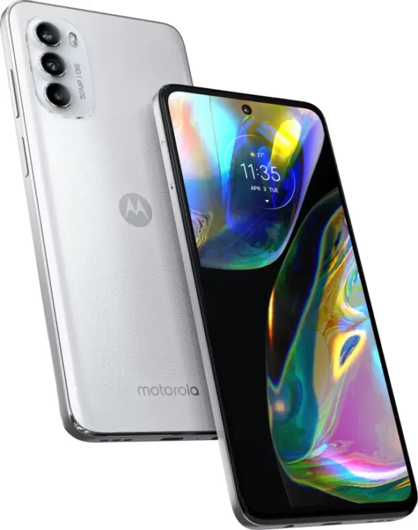 Unboxed-Motorola g82 white lily 128gb