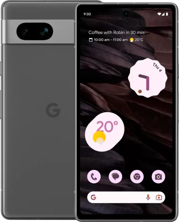 Unboxed-google pixel 7a charcoal 128gb