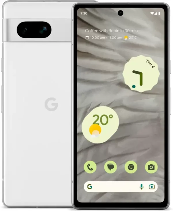 Unboxed-google pixel 7a snow 128gb