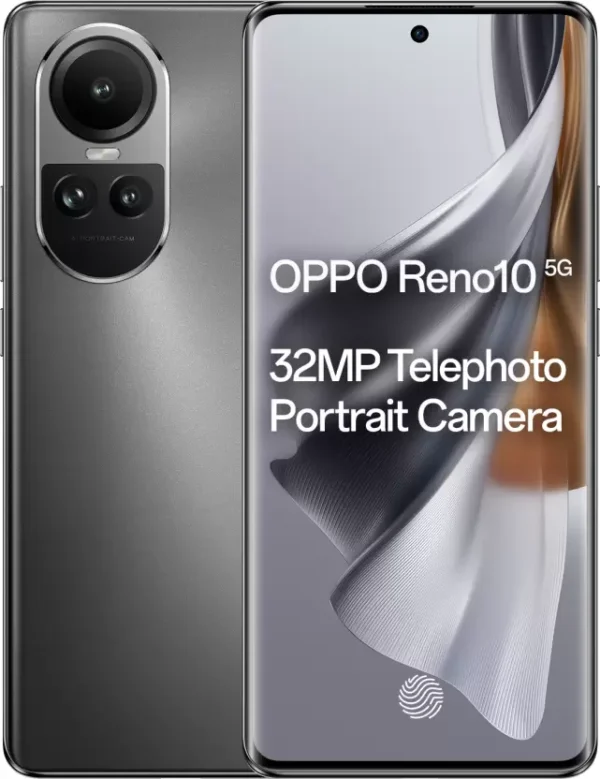 Unboxed-Oppo reno 10 5g silvery grey 256 gb