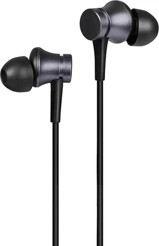 Xiaomi Wired in-Ear Earphones with Mic, Ultra Deep Bass & Metal Sound Chamber (black)